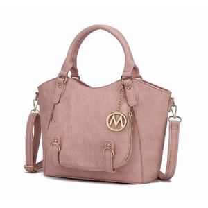 Mia K Collection Shoulder Bag, Pu Leather Pocketbook Top-Handle :D
